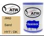 Preview: Jeep, Sand, HY7 / DK: 500ml Lackdose, von ATW Autoteile West.